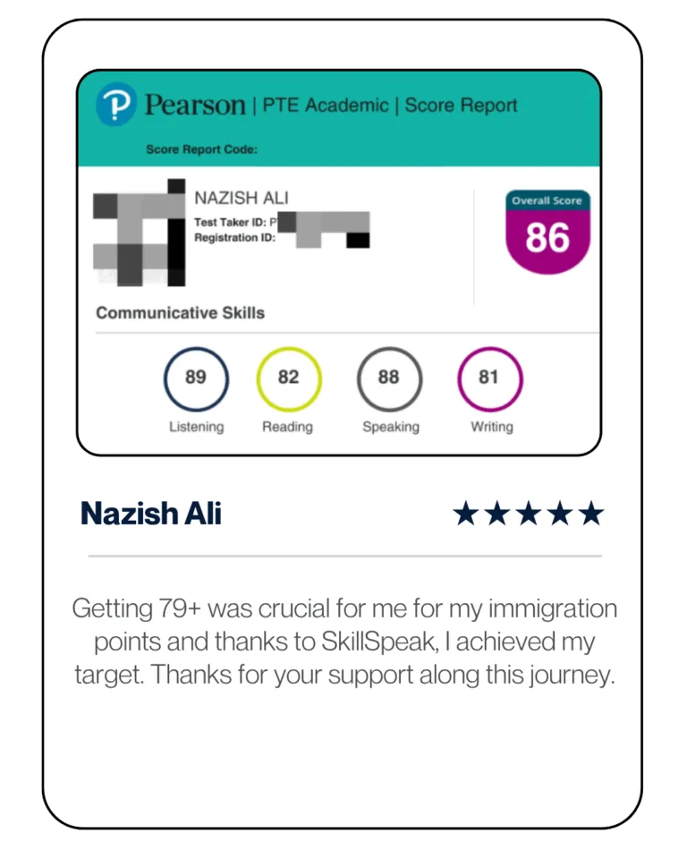 Review Nazish Ali 86